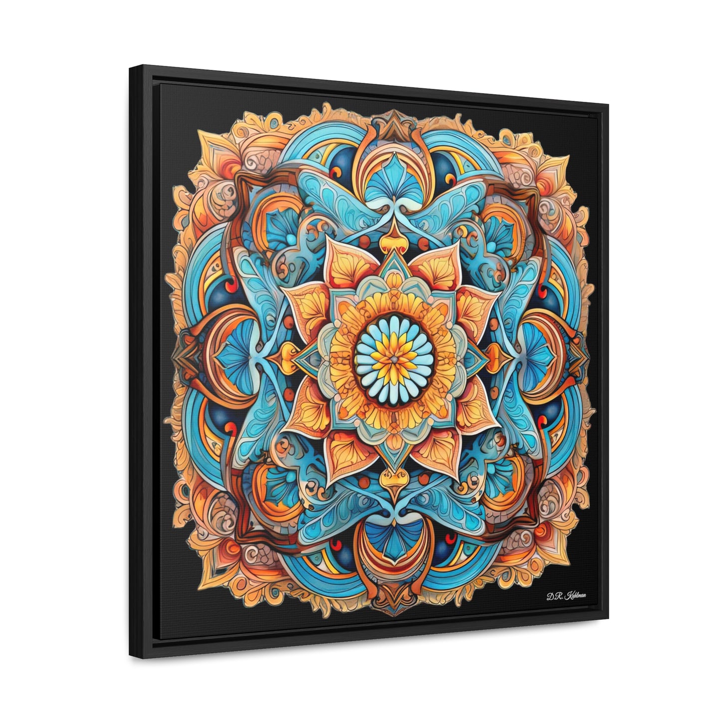 Winged Mandala on Canvas