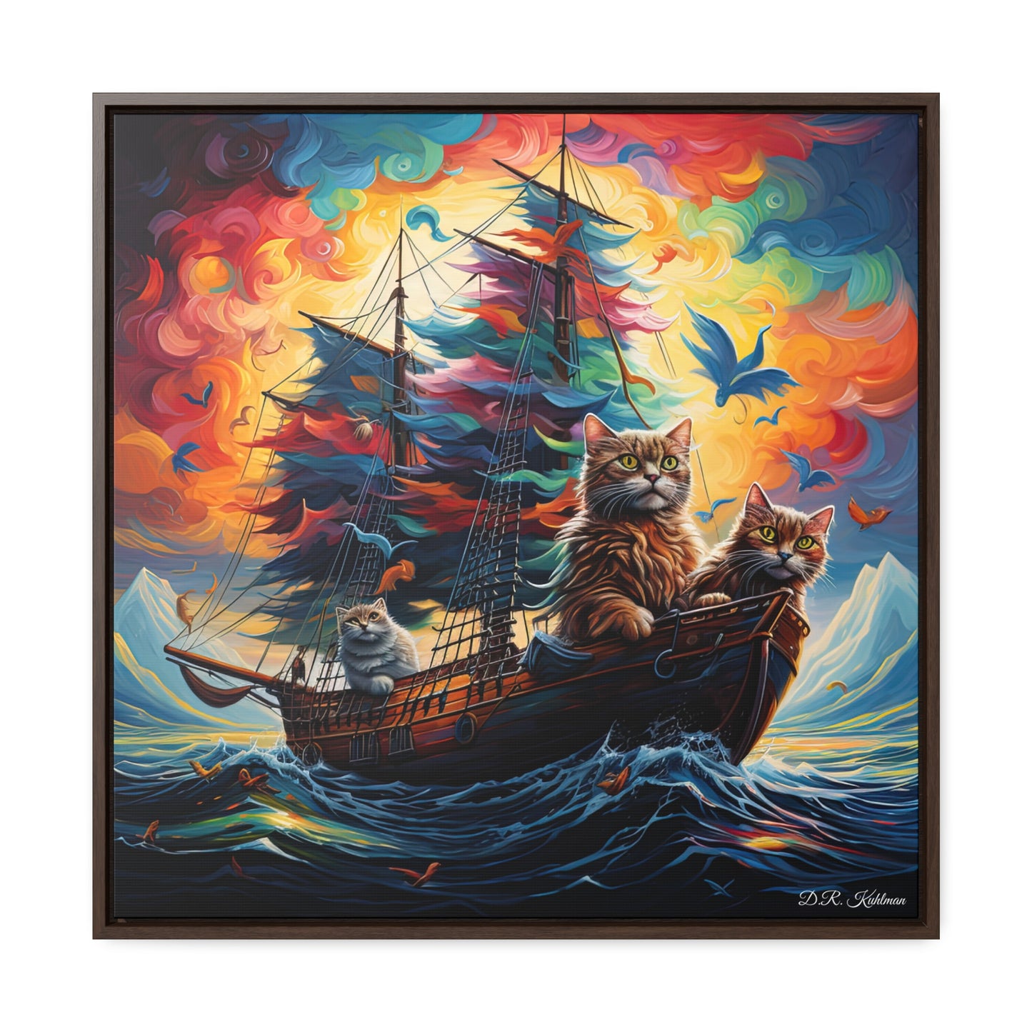 Sea Cats on Canvas