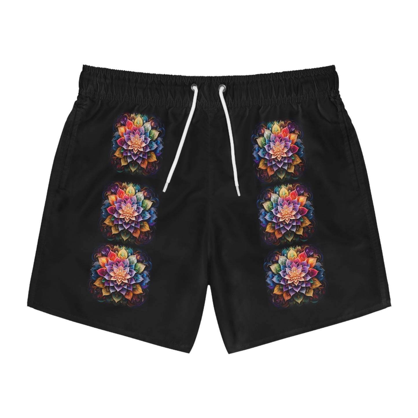 Lotus Mandala Trail - Artsy Swim Trunks