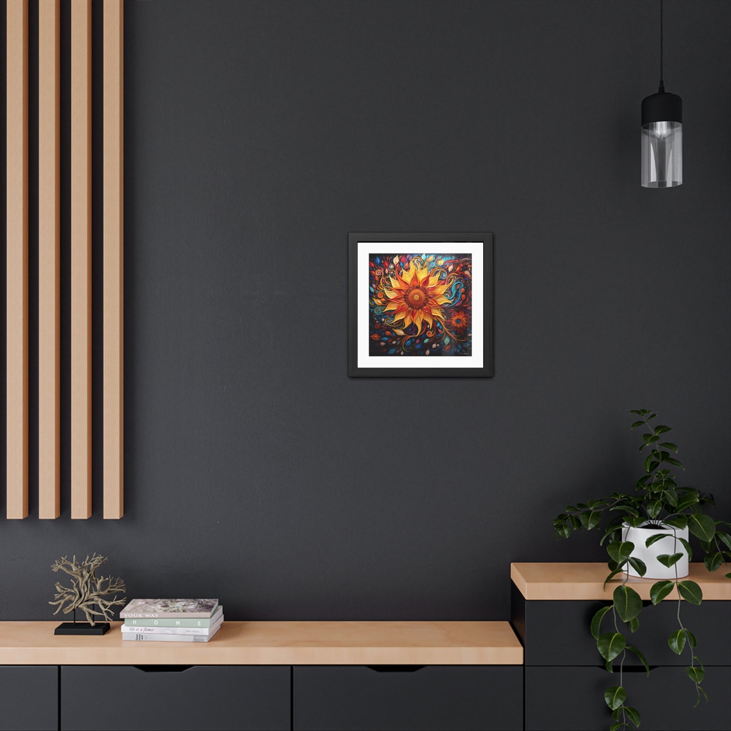 Blustery Blossom - Framed Fine Art Print