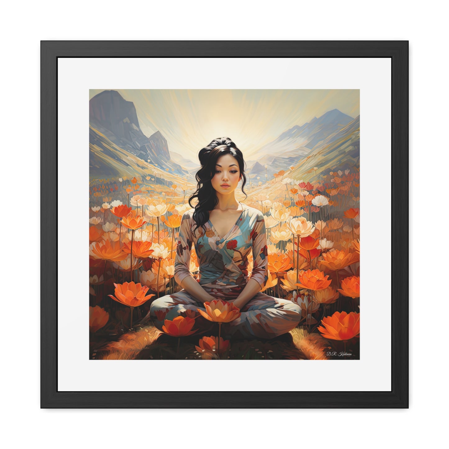 Enlotusment - Framed Fine Art Print