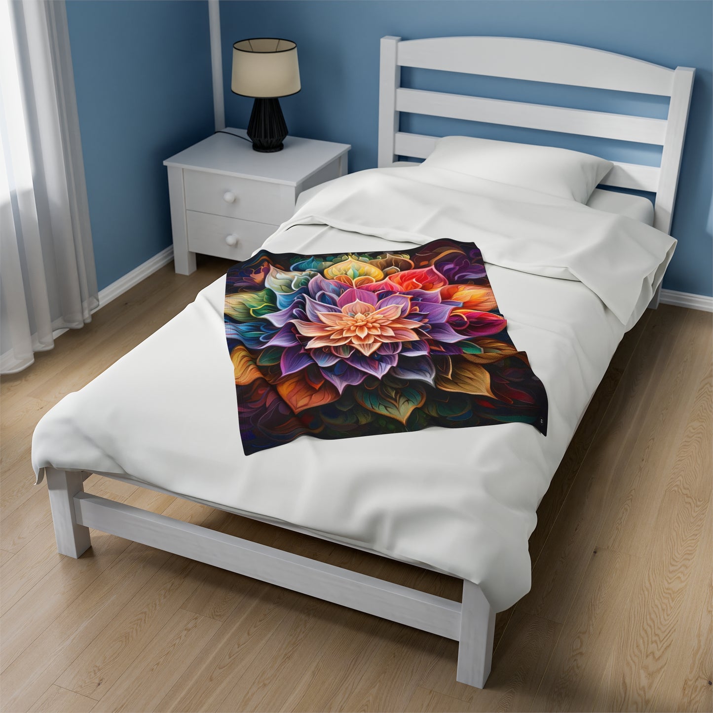 Lotus Mandala - Artsy Throw Blanket