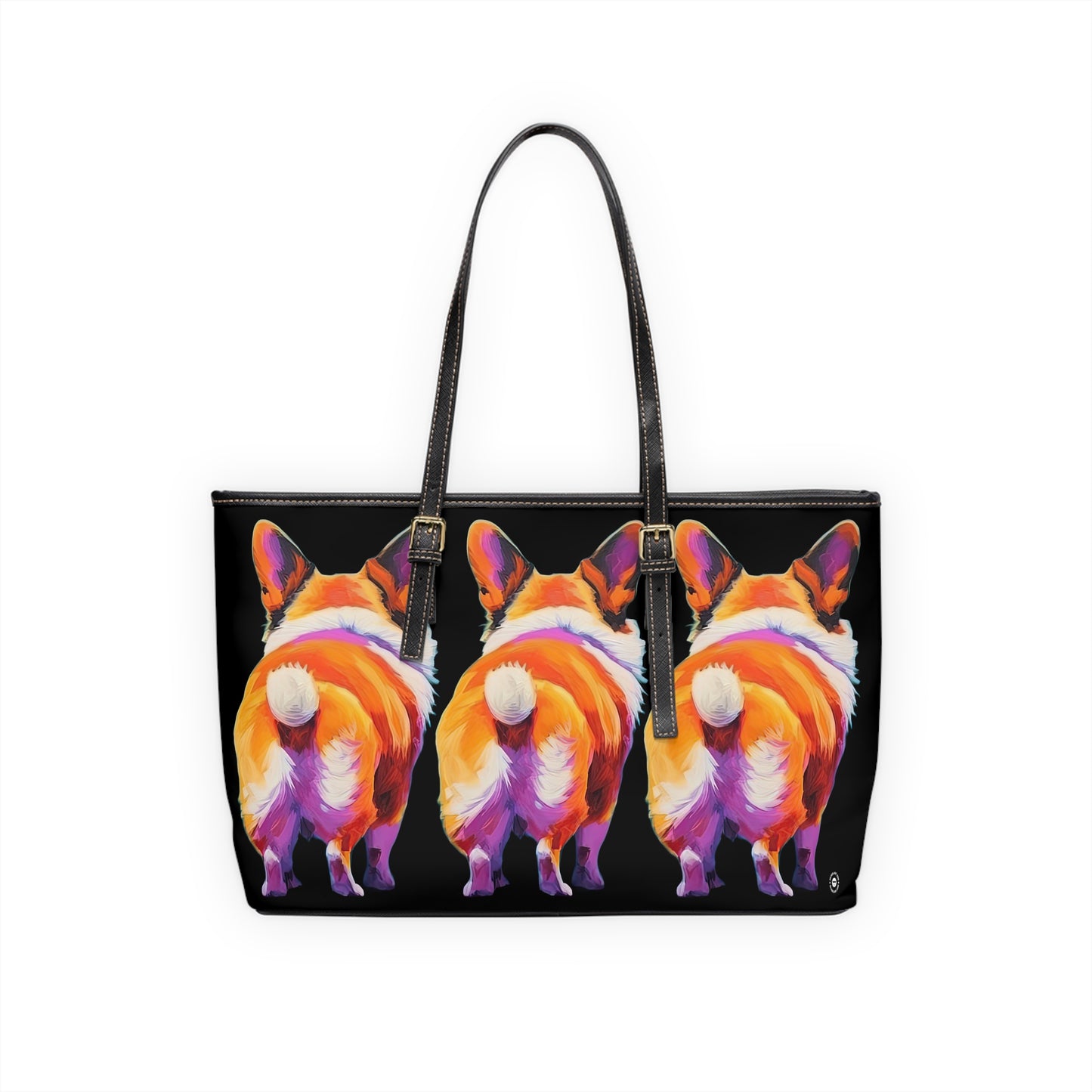 Corgi Butt in Black - Big Bag