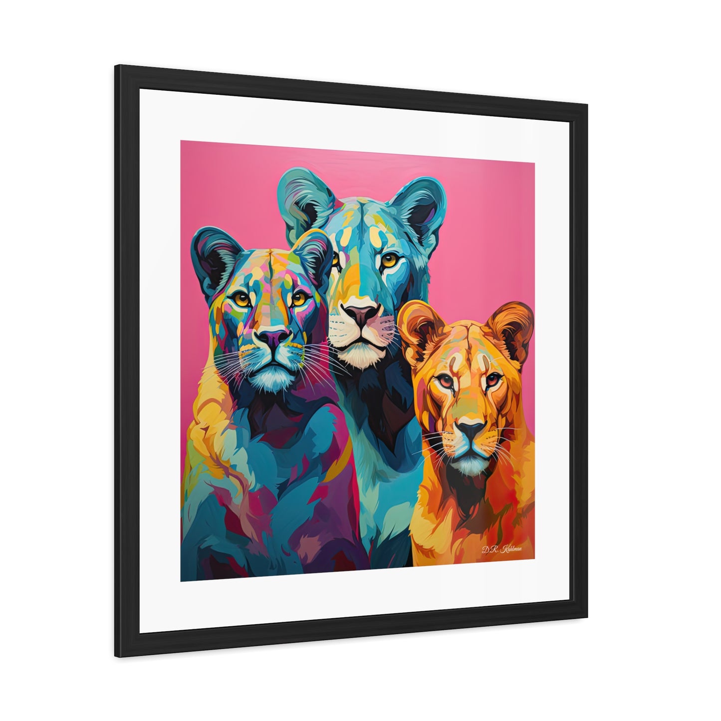 Lion Pride - Framed Fine Art Print