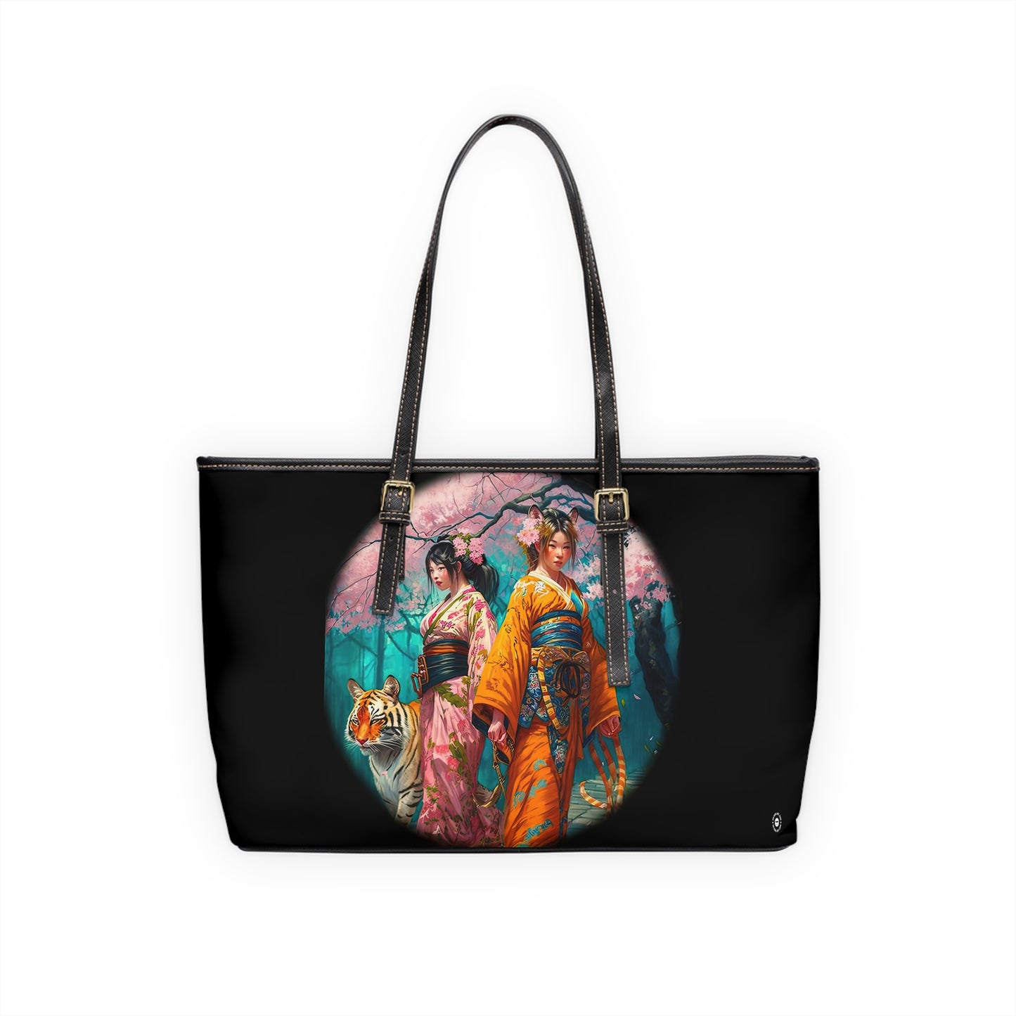 Cherry Blossom Tiger Geishas - Big Bag