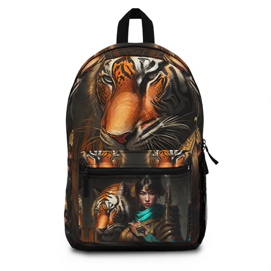 Bengal Tiger Goddess - Artsy Backpack