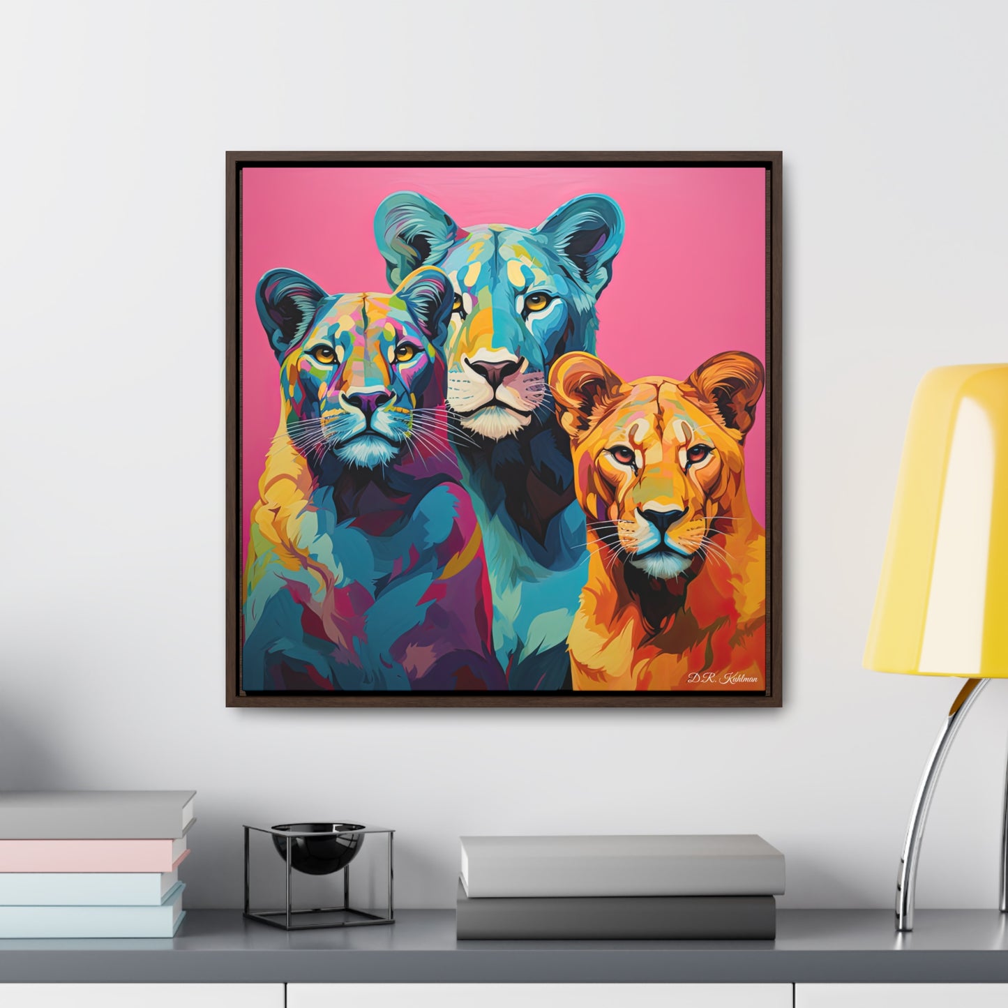 Lion Pride on Canvas