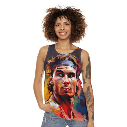 Raphael Nadal Portrait - Tank Top