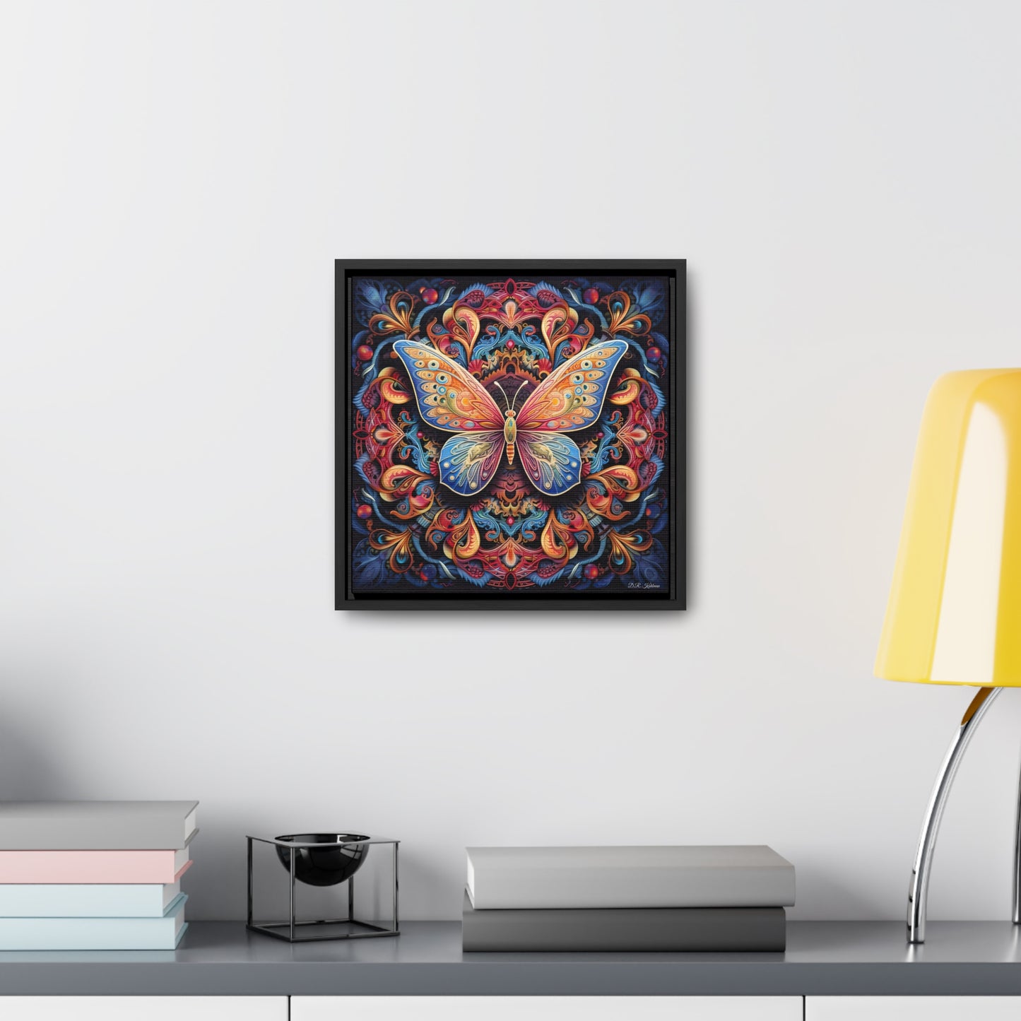 Butterfly Mandala on Canvas