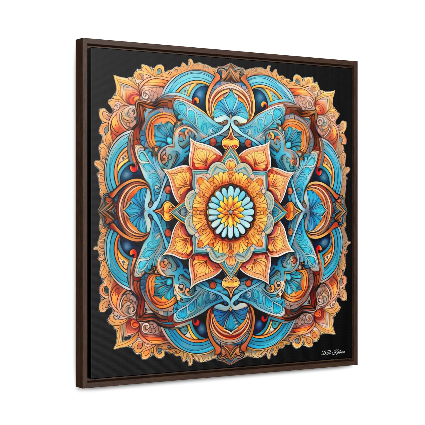 Winged Mandala on Canvas