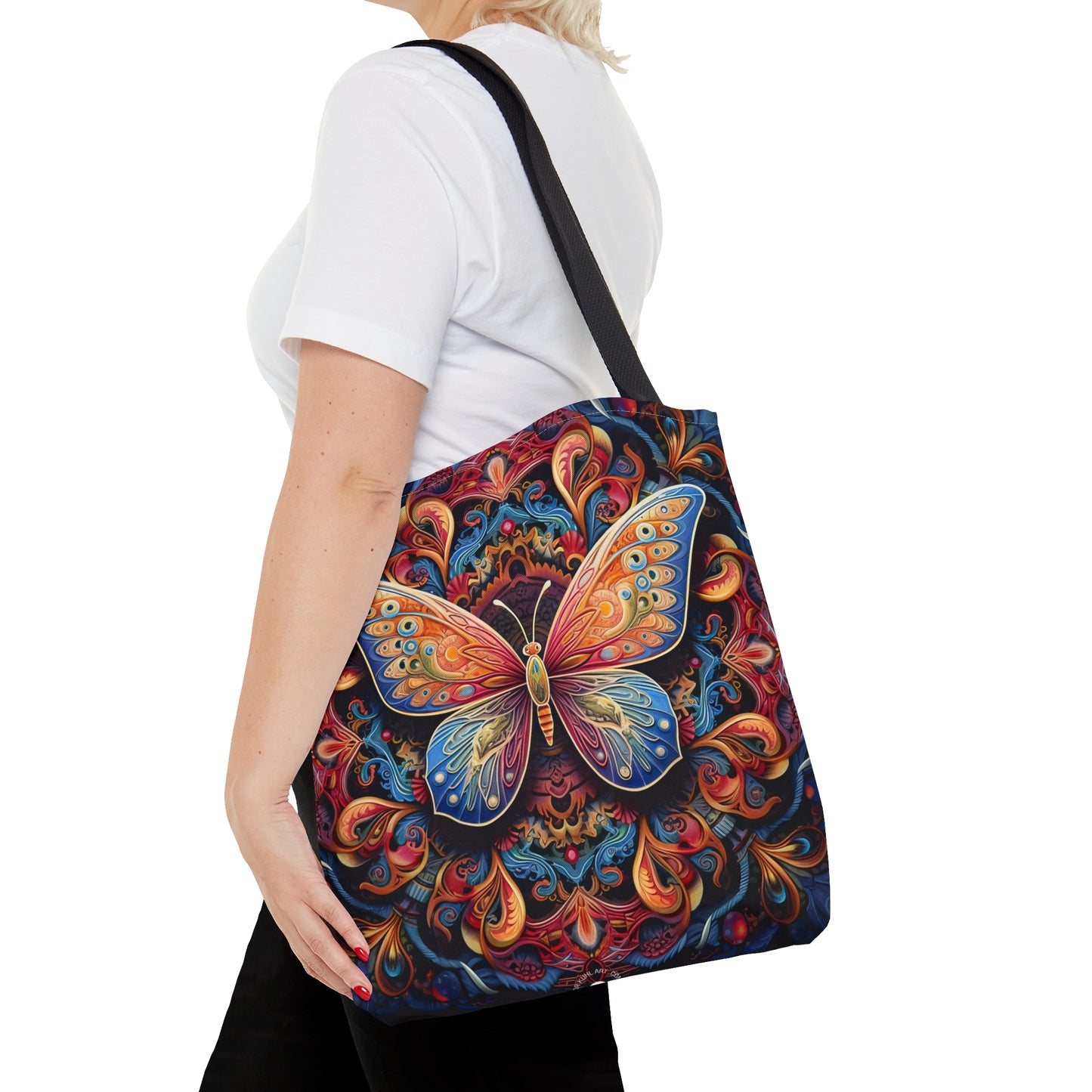 Butterfly Mandala - Artistic Tote Bag