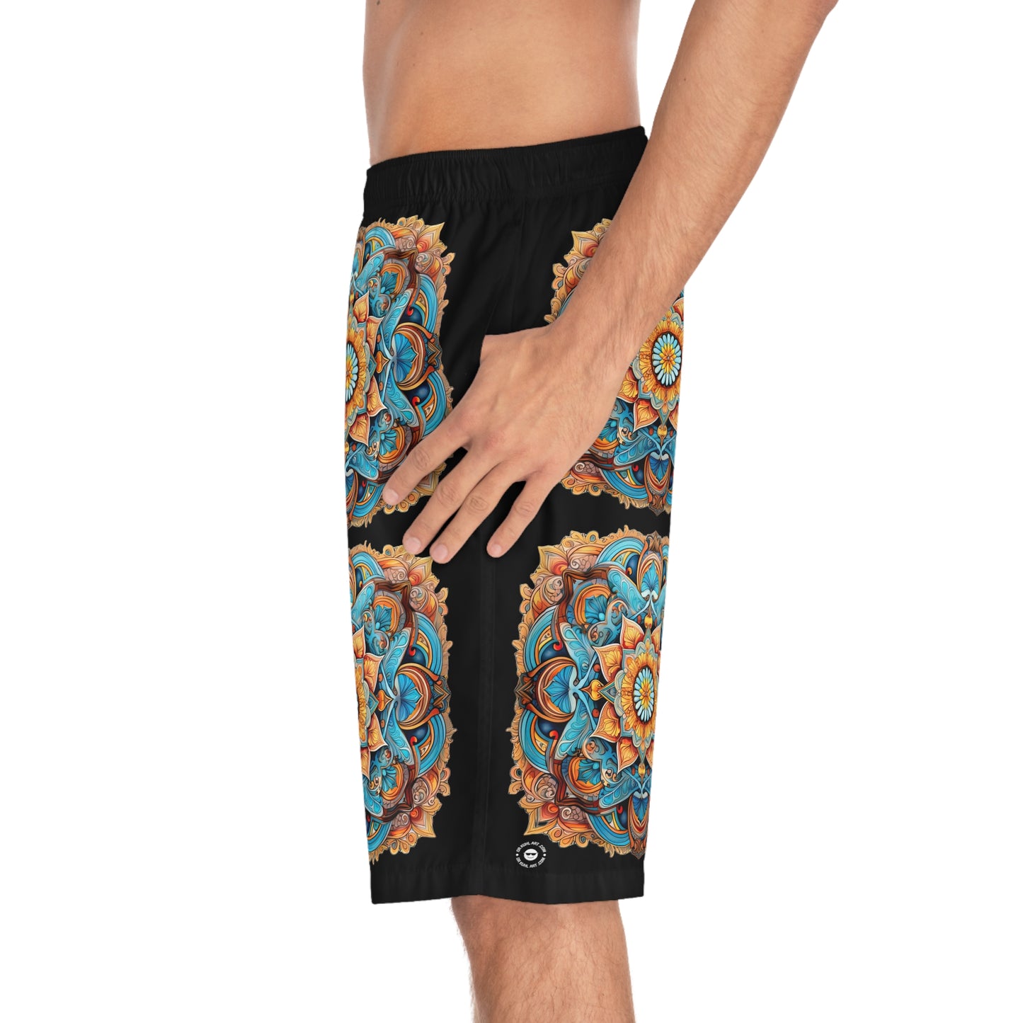 Winged Mandala - Artistic Board Shorts