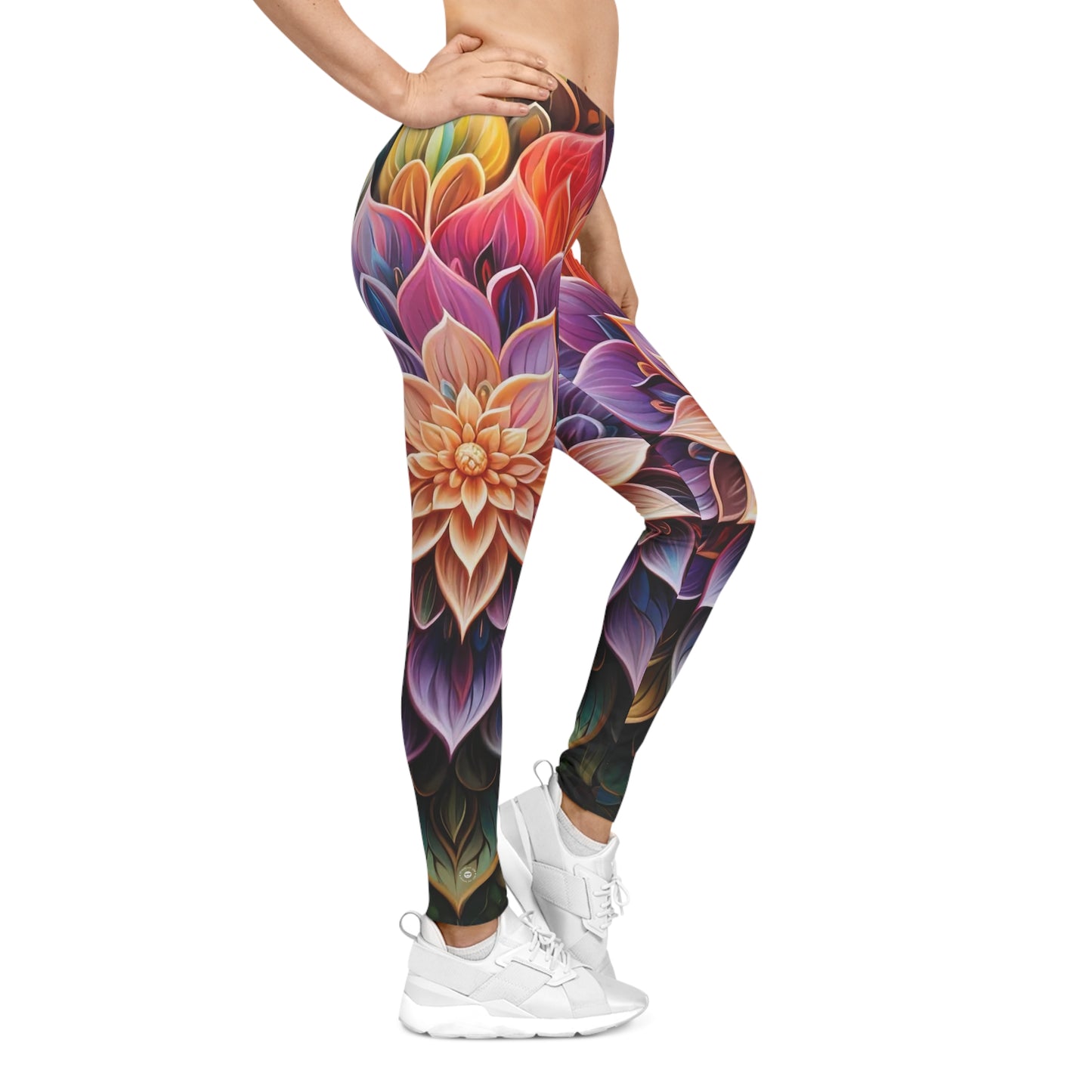 Lotus Mandala - Artistic Leggings