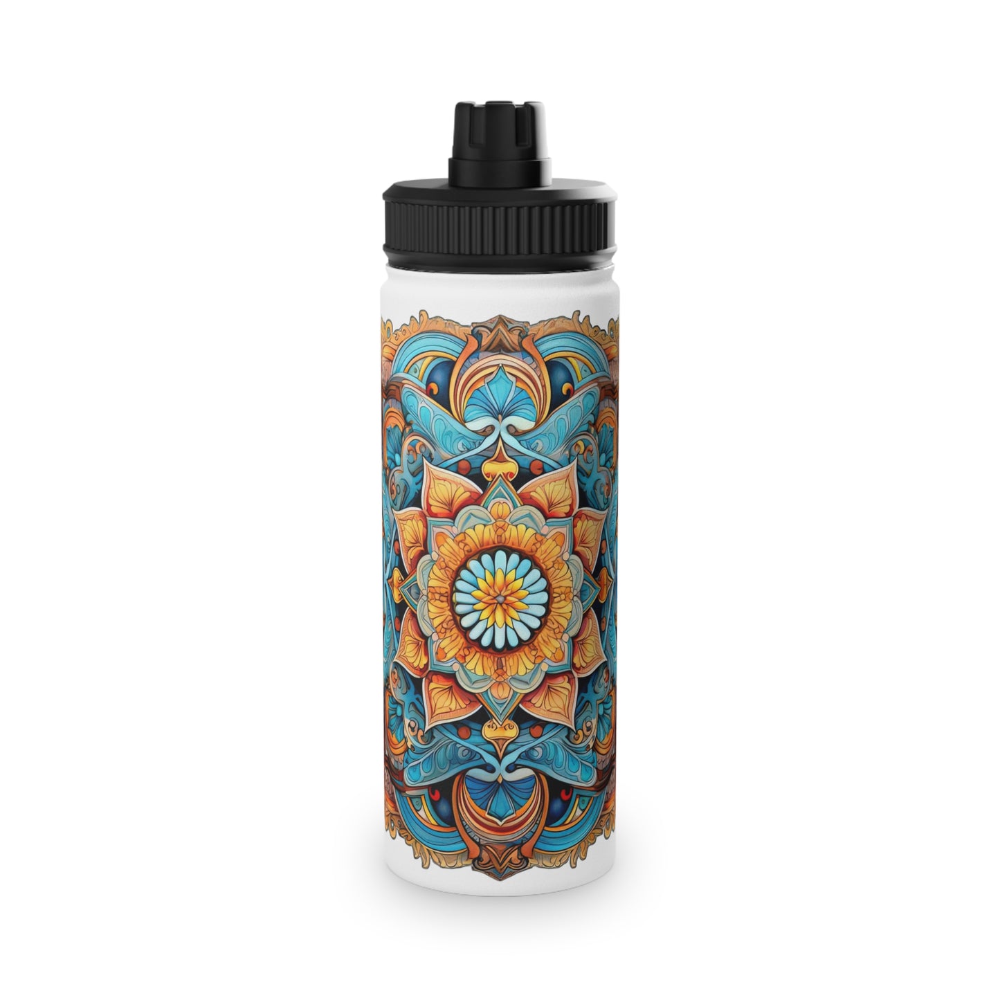 Winged Mandala - Water Bottle