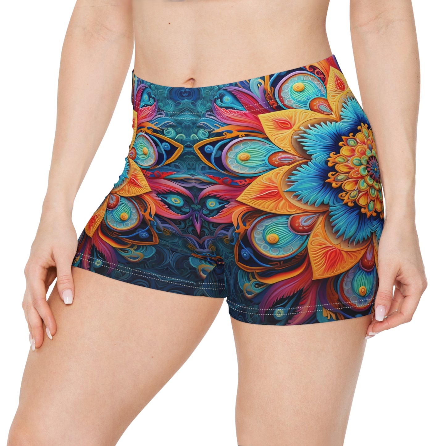 Floral Mandala - Artistic Shorts