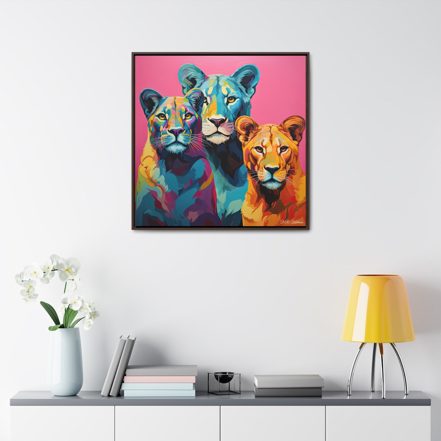 Lion Pride on Canvas