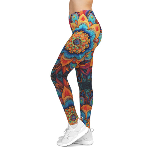 Floral Mandala - Artistic Leggings