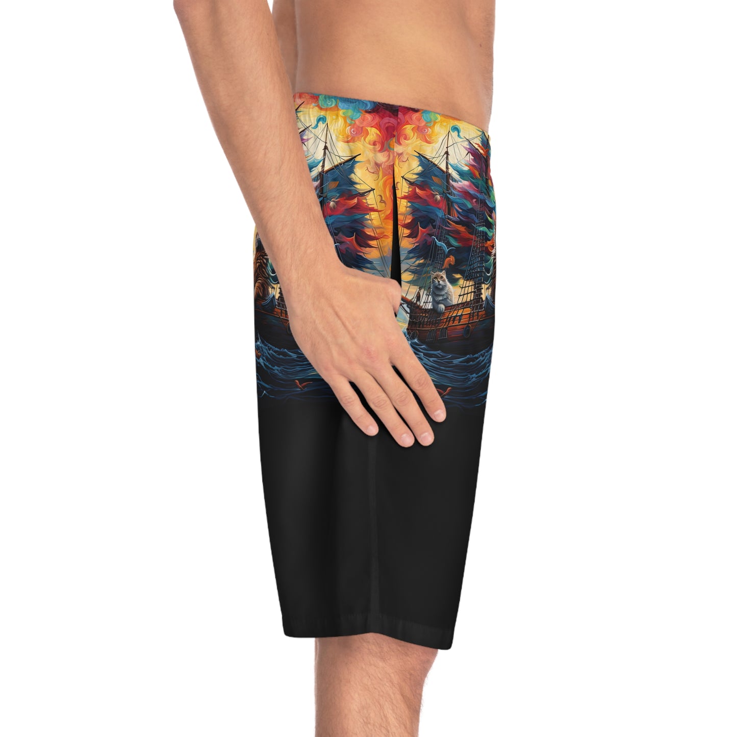 Sea Cats - Artistic Board Shorts