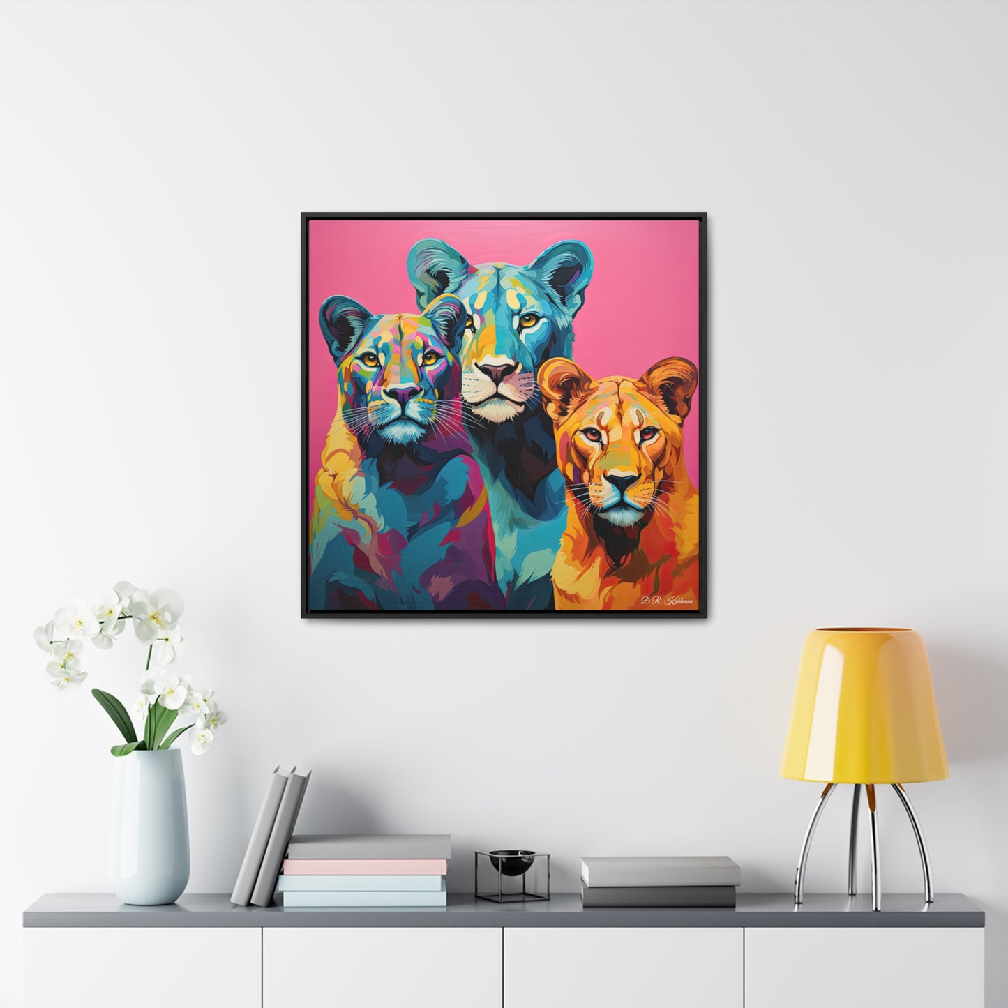 Lion Pride on Canvas