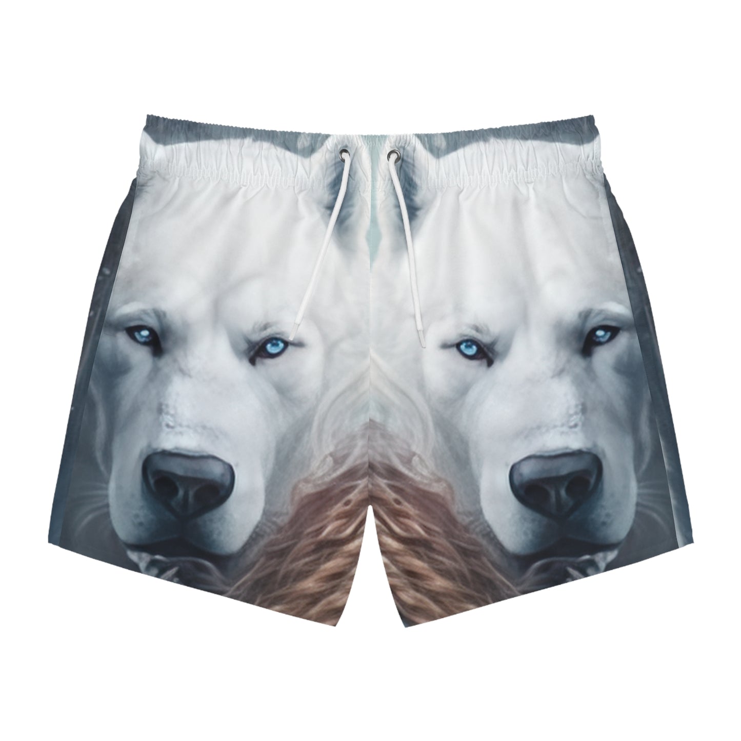 Polar Bears - Artsy Swim Trunks