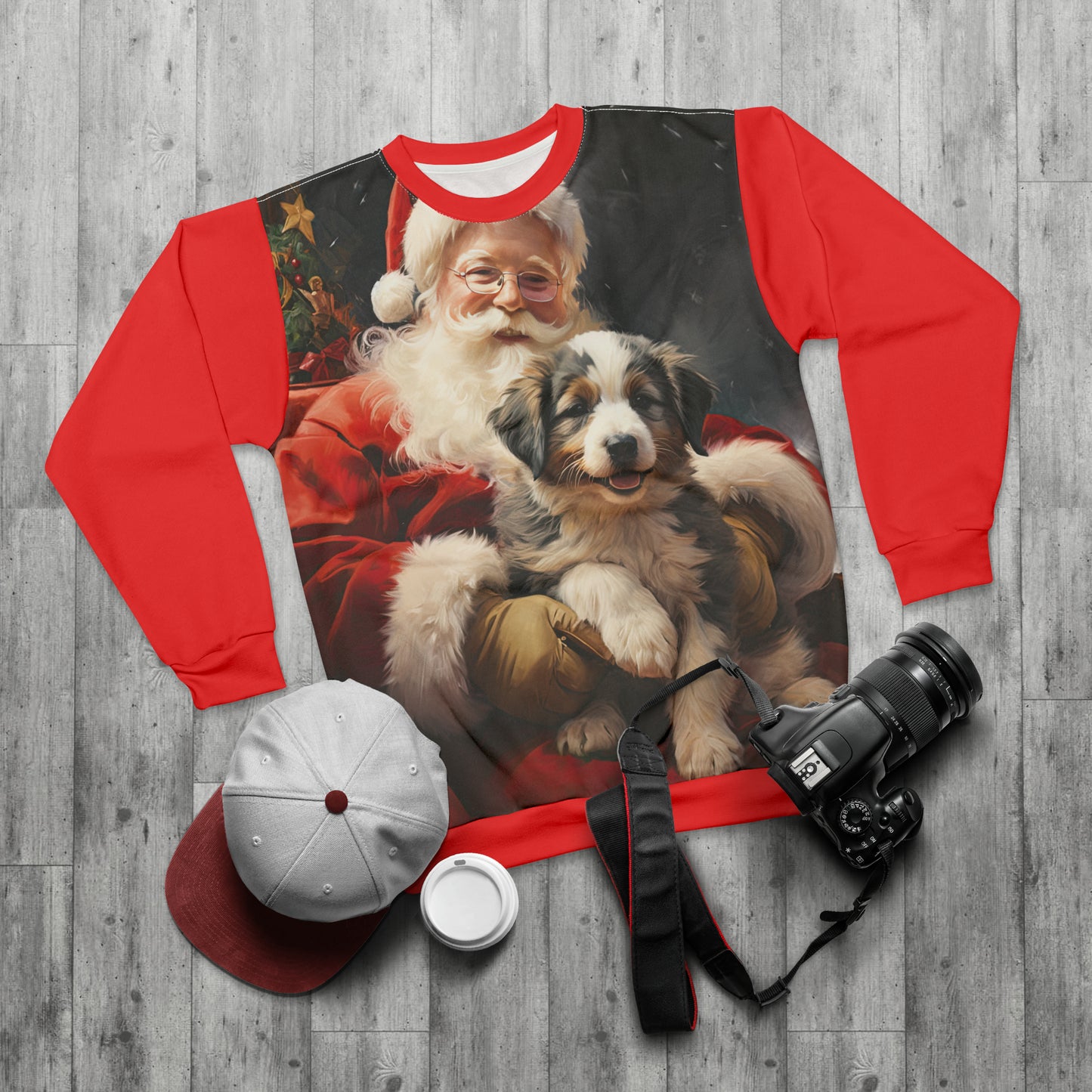 Santa Dog - Artistic Sweatshirt