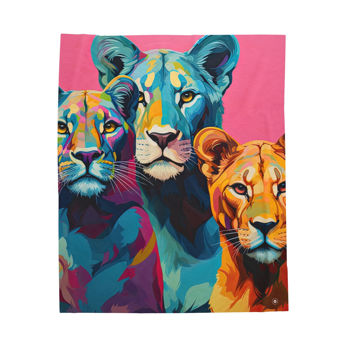 Lion Pride - Artsy Throw Blanket