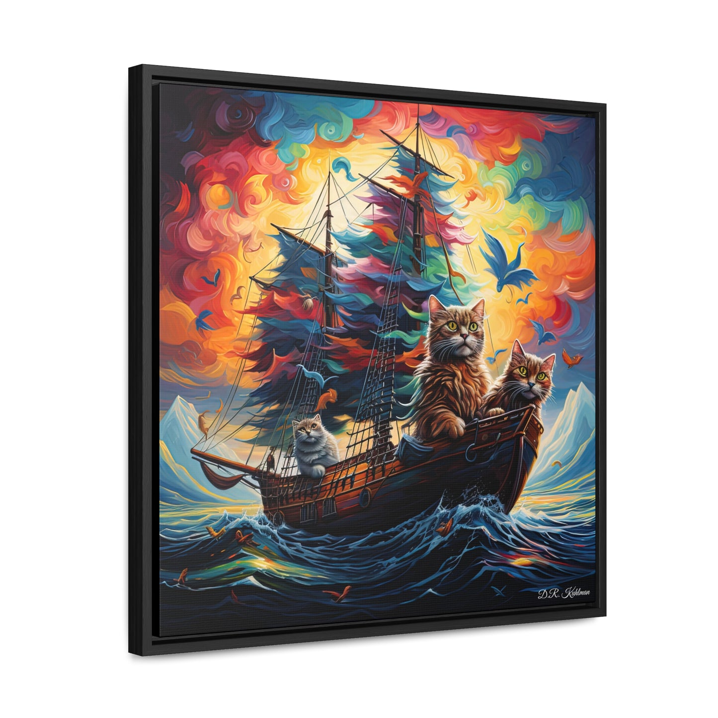 Sea Cats on Canvas