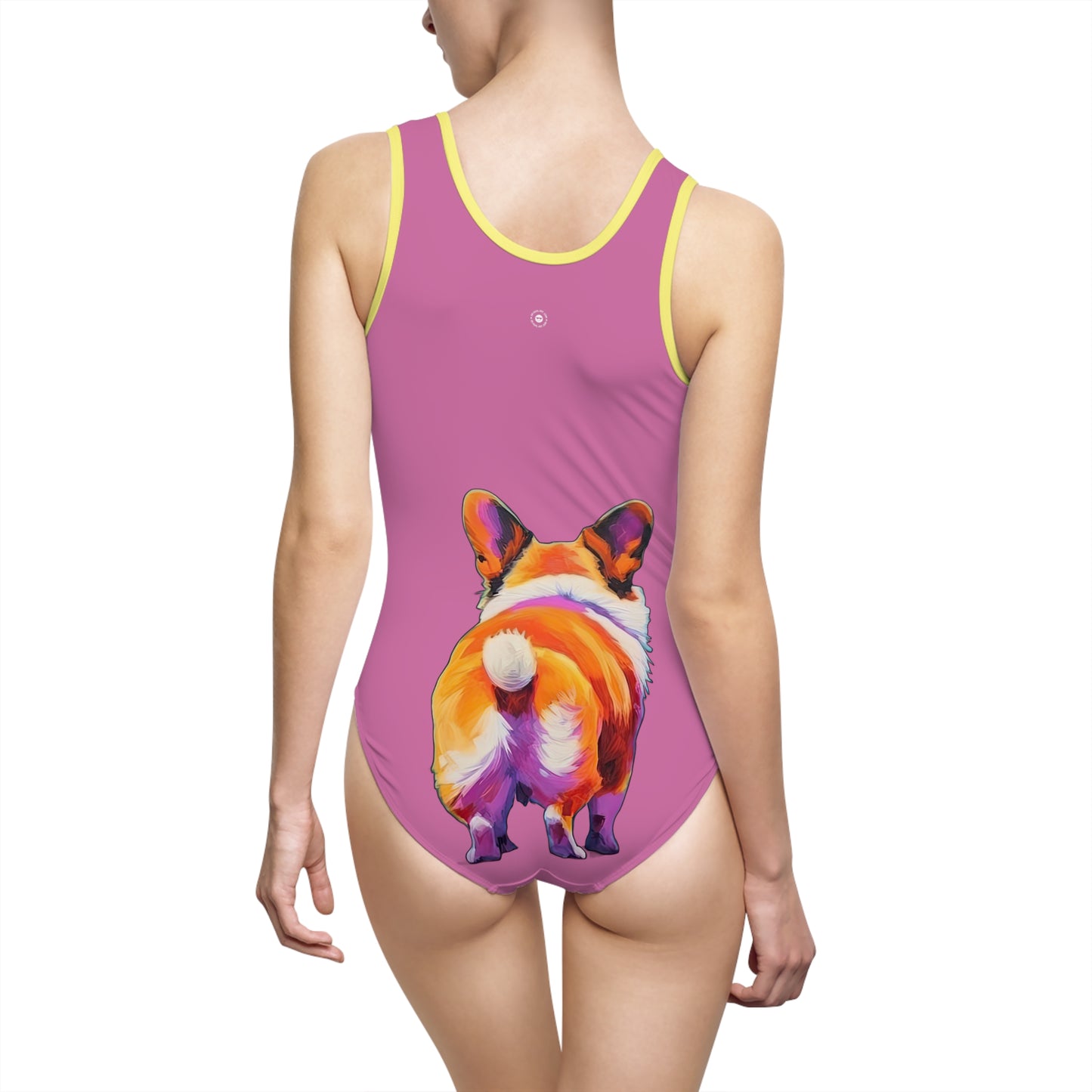 Corgi Butt in Pink - Classic One-Piece