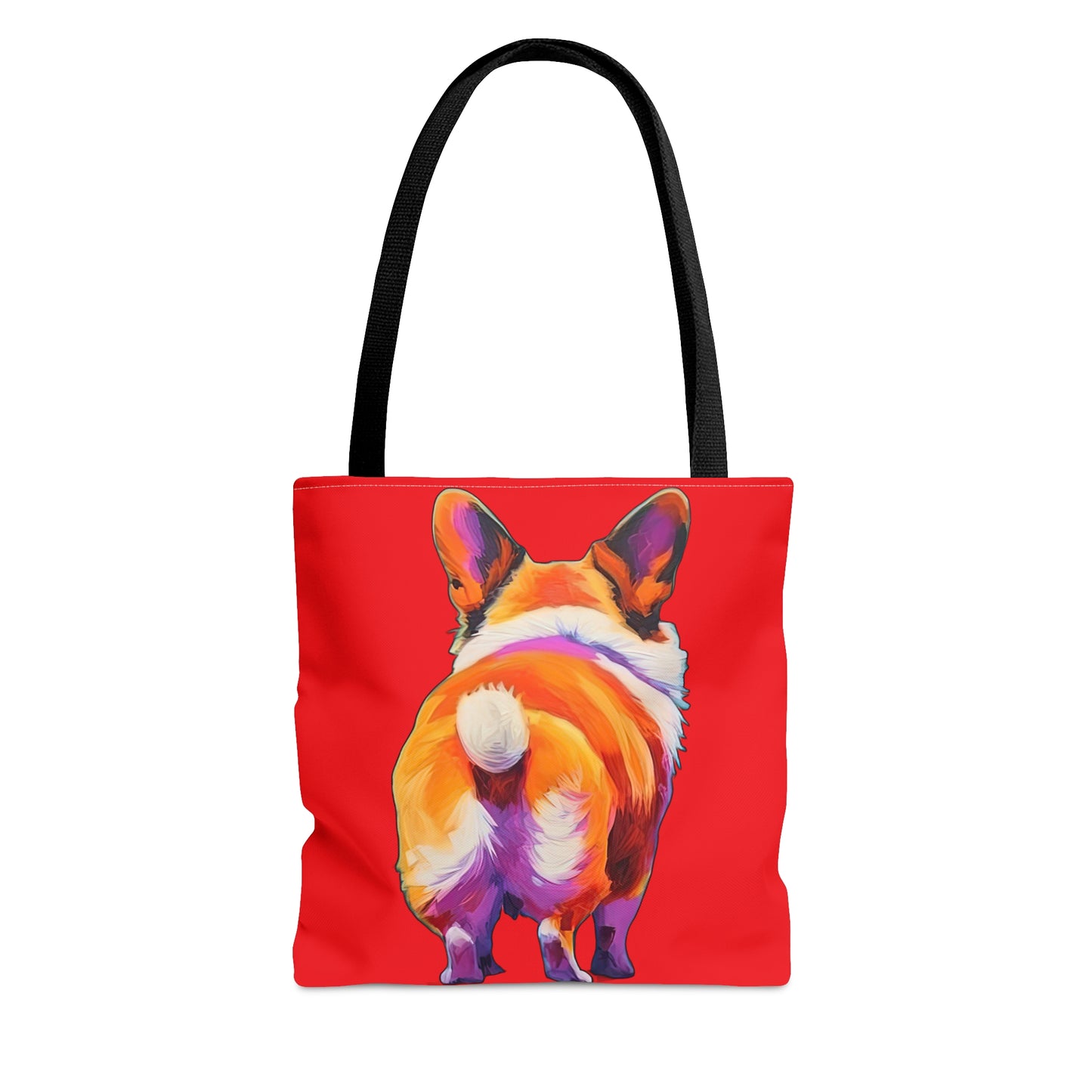 Corgi Butt in Red - Artistic Tote Bag