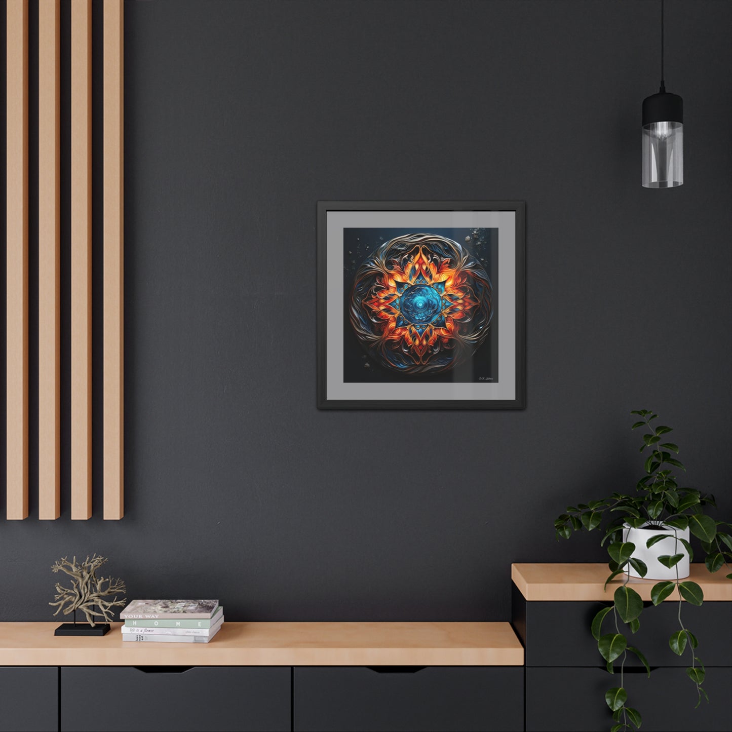 Fire and Ice - Framed Fine Art Print