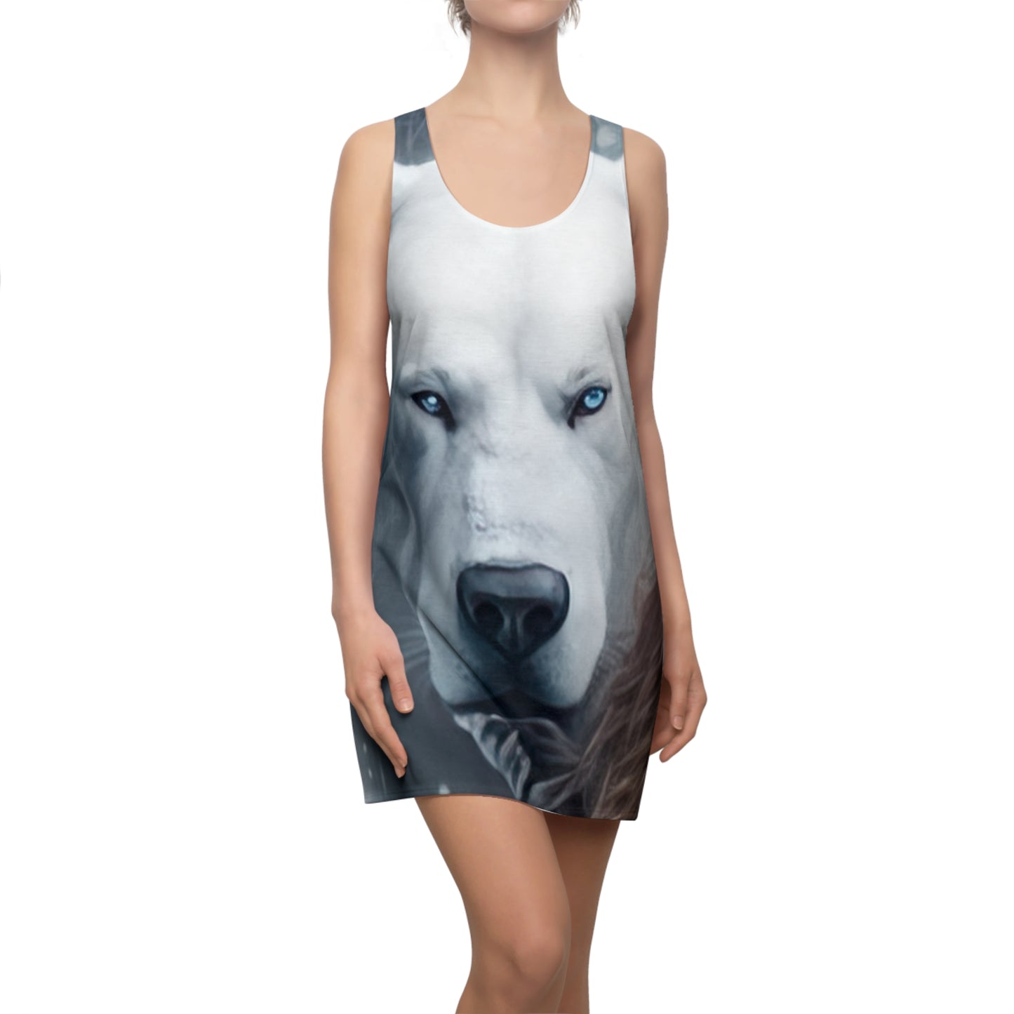 Polar Bear Baroness - Artistic Racerback Dress