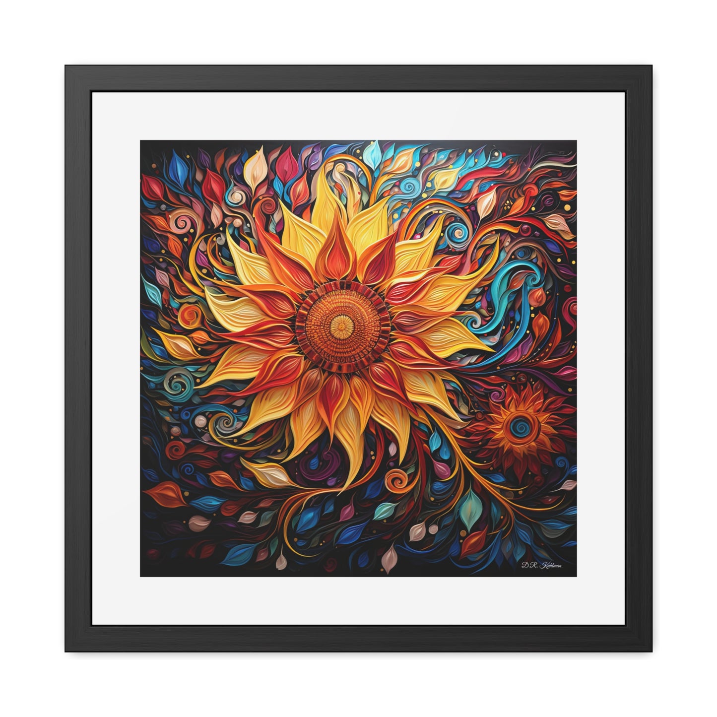 Blustery Blossom - Framed Fine Art Print