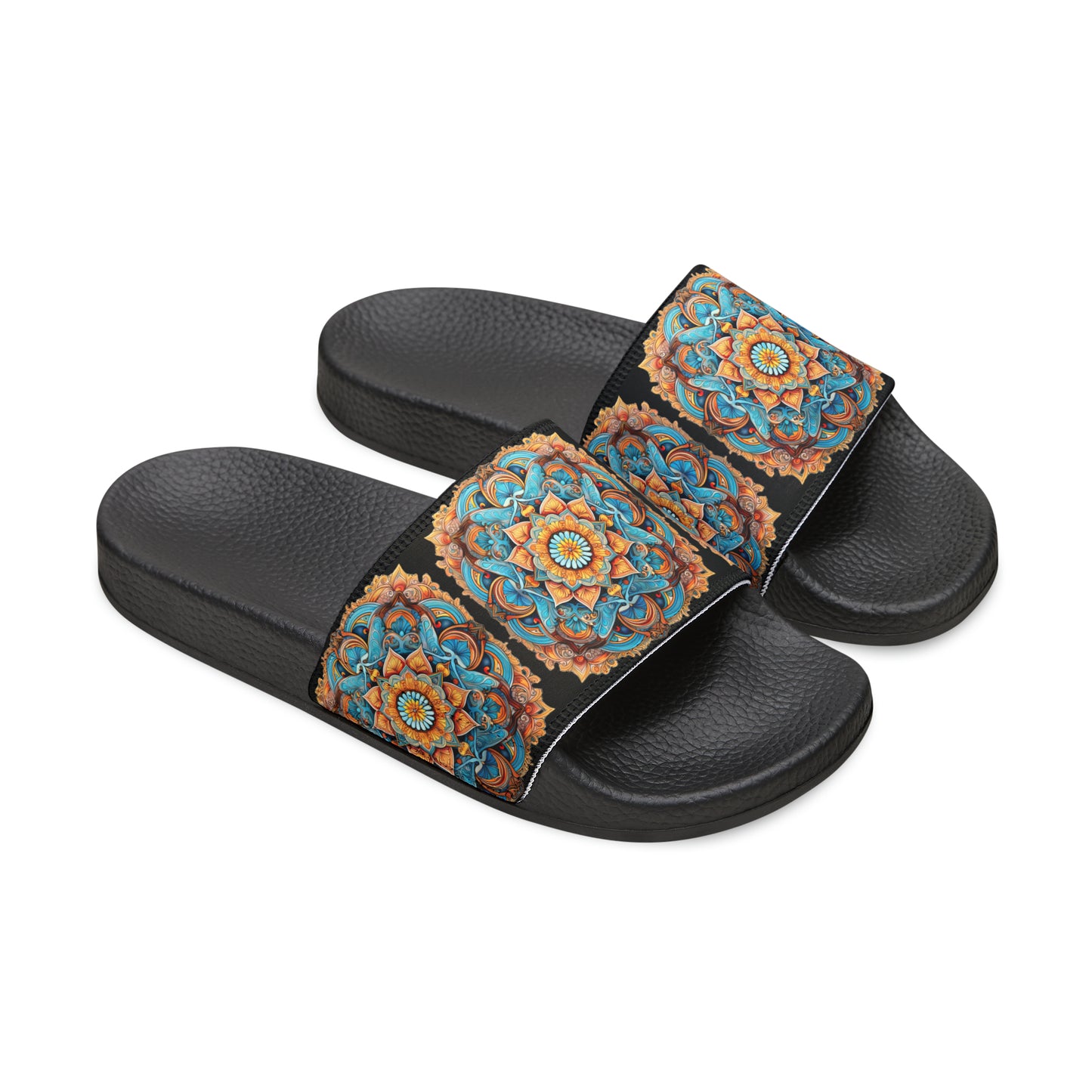 Winged Mandala - Men's Slides