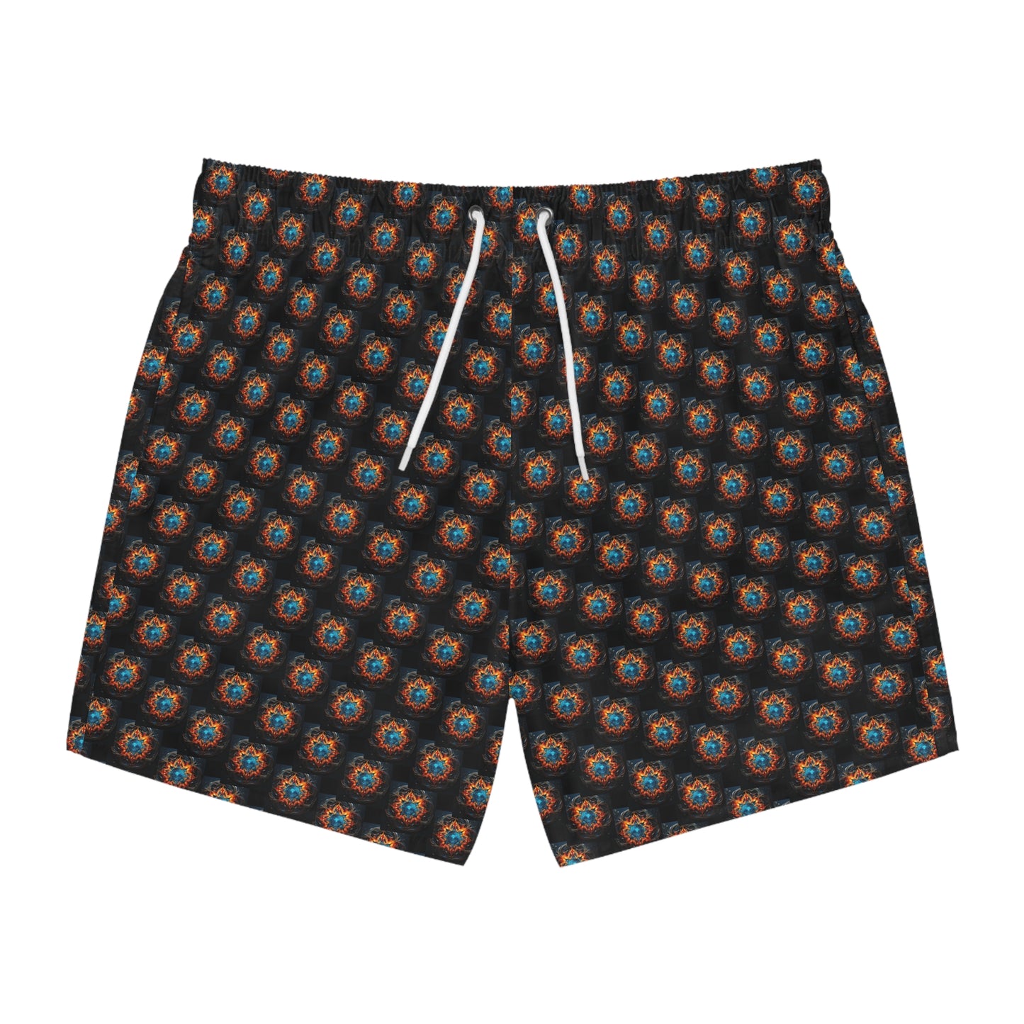 Fire and Ice Mosaic - Artsy Swim Trunks