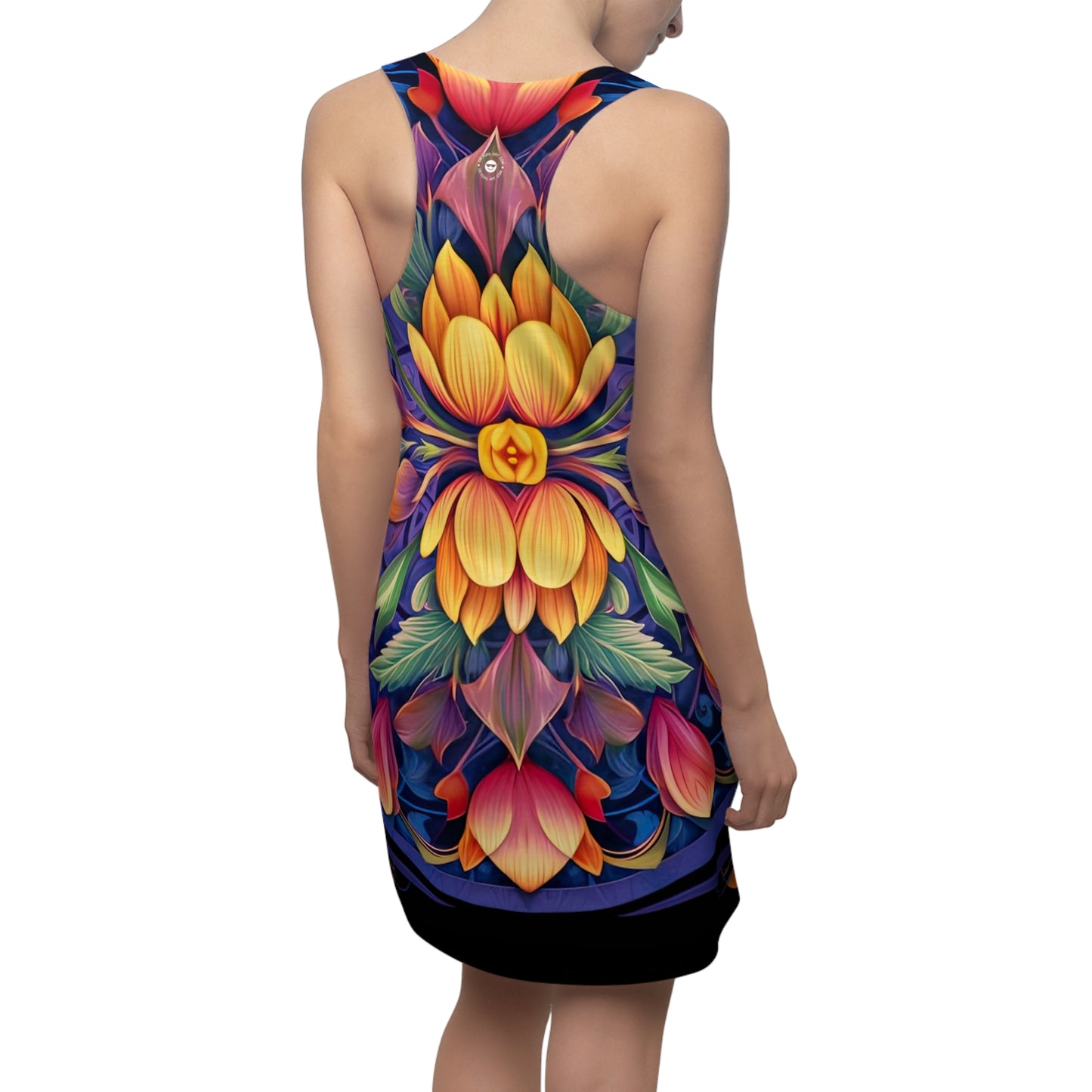 Tulip Mandala - Artistic Racerback Dress