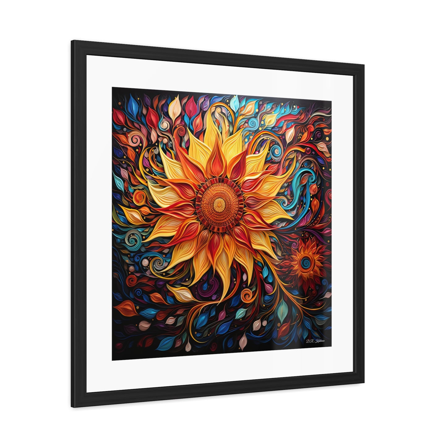 Blustery Blossom - Framed Fine Art Print