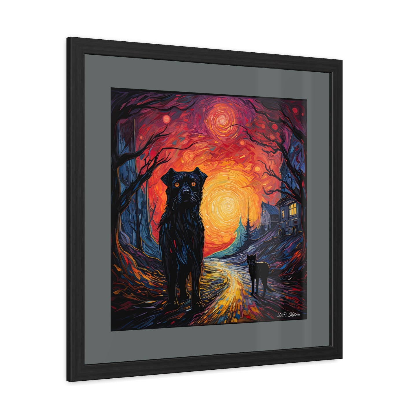 Scary Night - Framed Fine Art Print