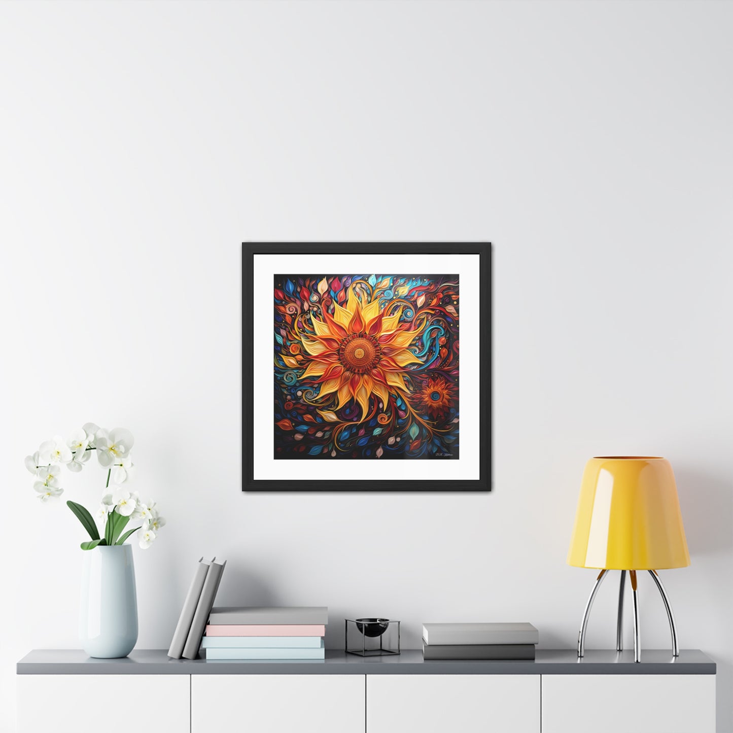 Blustery Blossom - Framed Fine Art Print