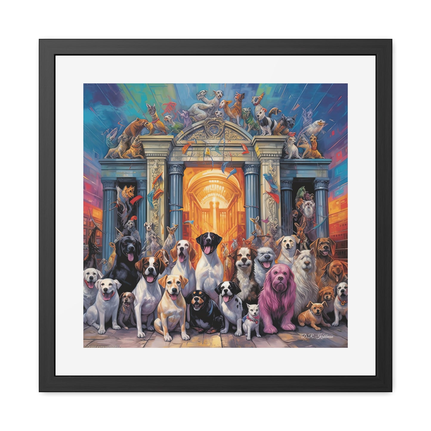 Welcome to the Pearly Gates - Framed Fine Art Print