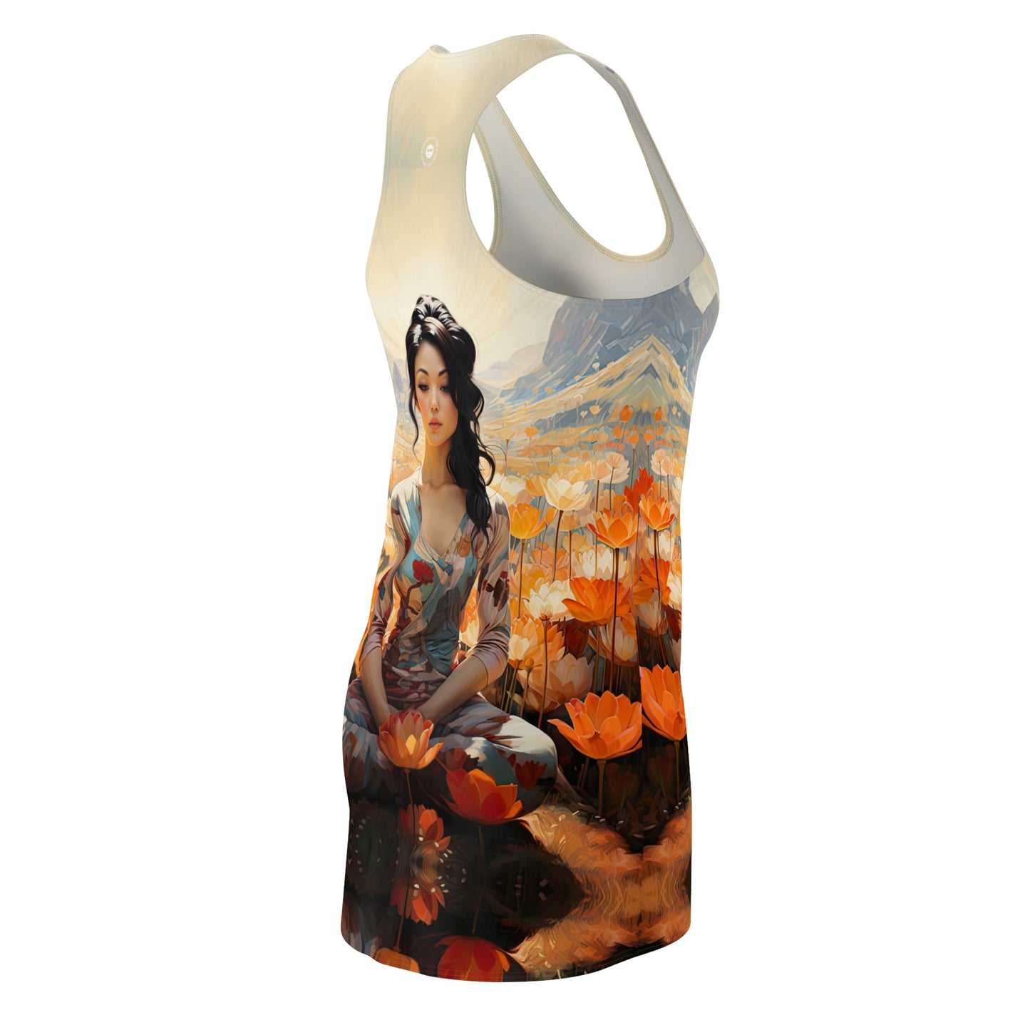 Enlotusment - Artistic Racerback Dress