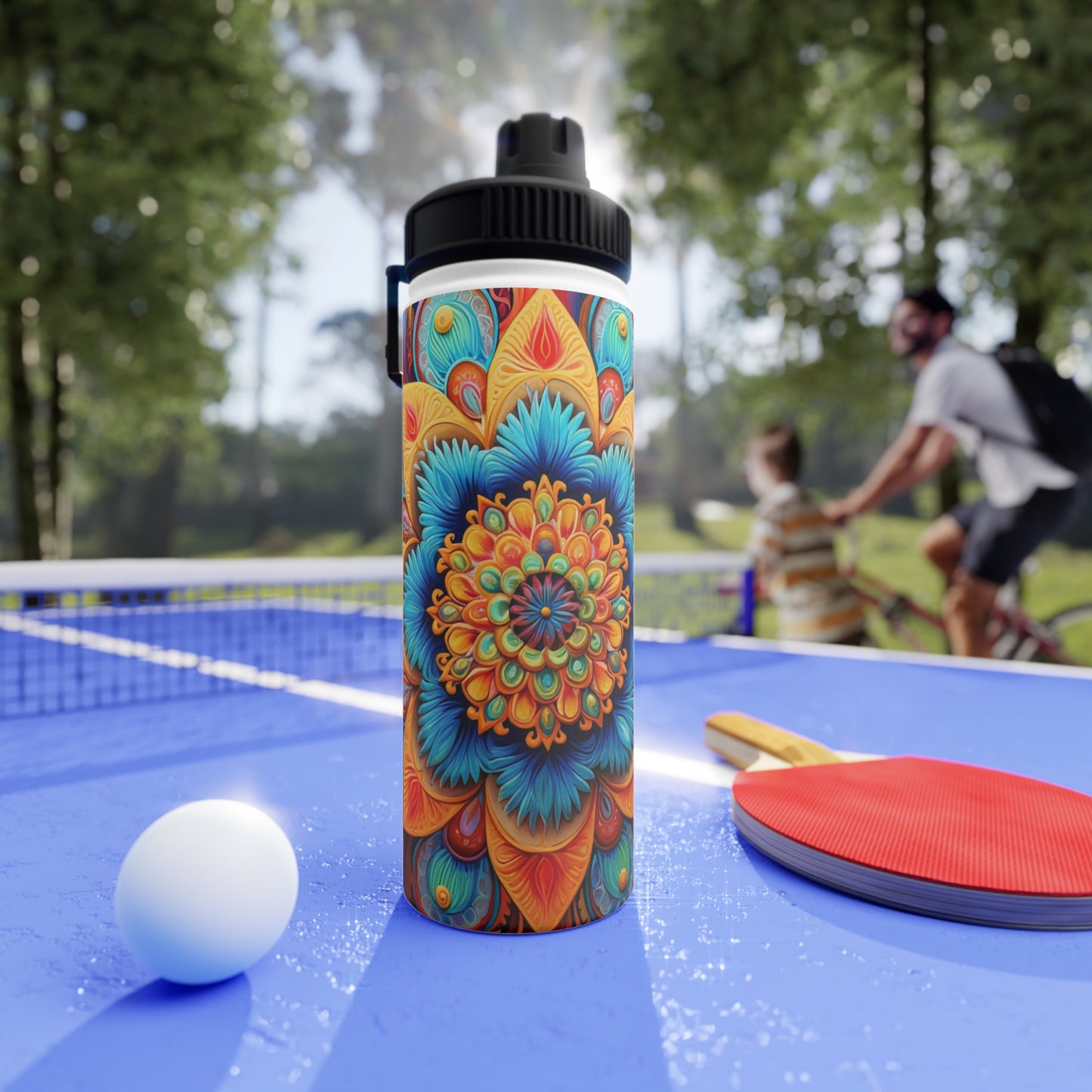 Floral Mandala - Water Bottle