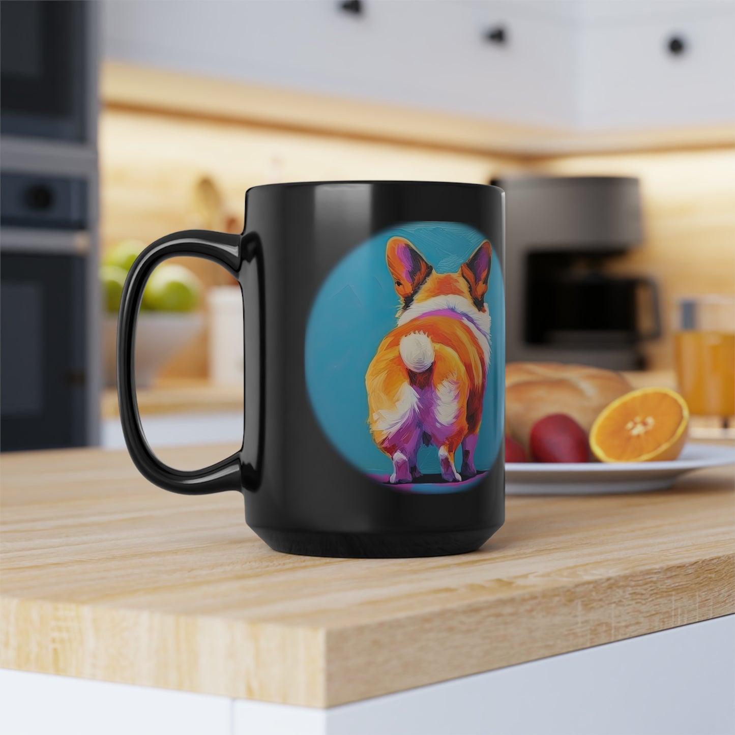 Corgi Butt Dots - Mug Art