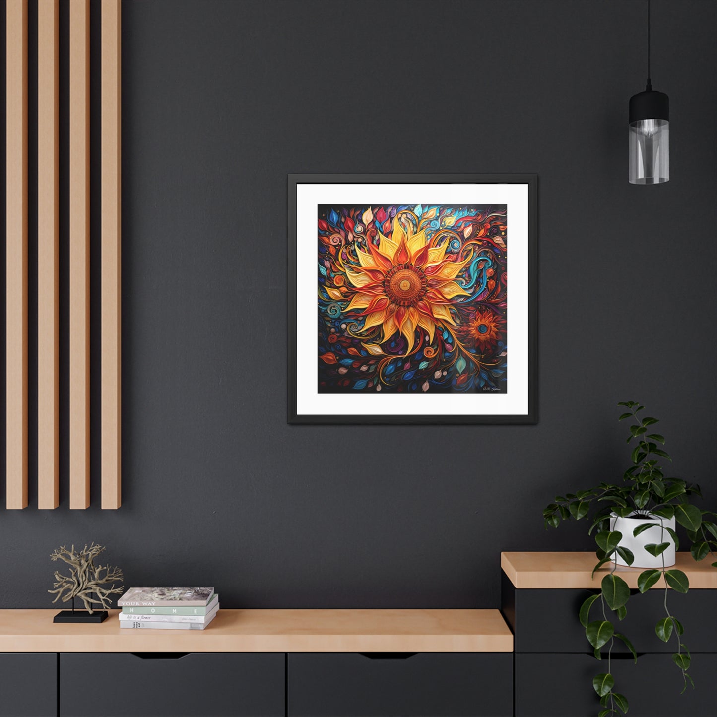 Blustery Blossom - Framed Fine Art Print