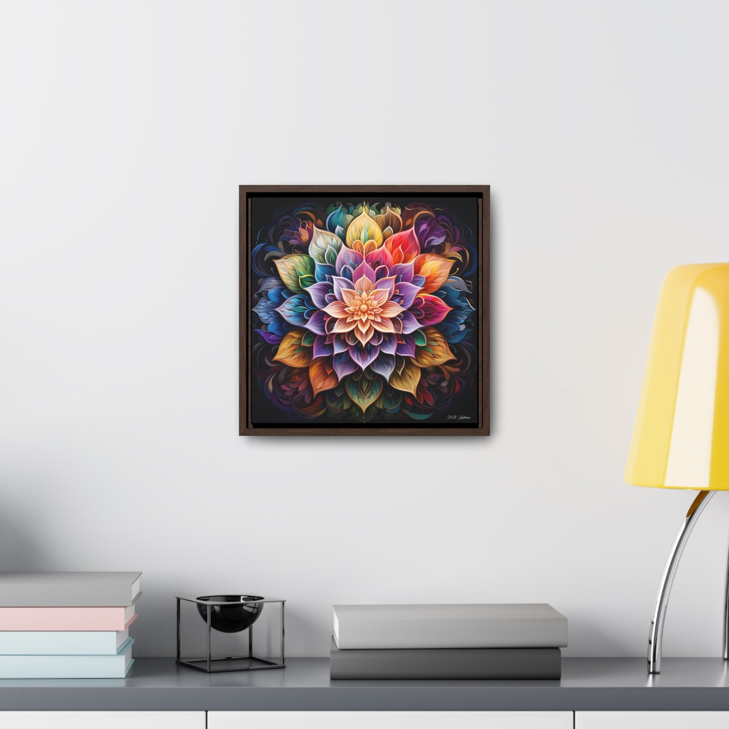 Lotus Mandala on Canvas