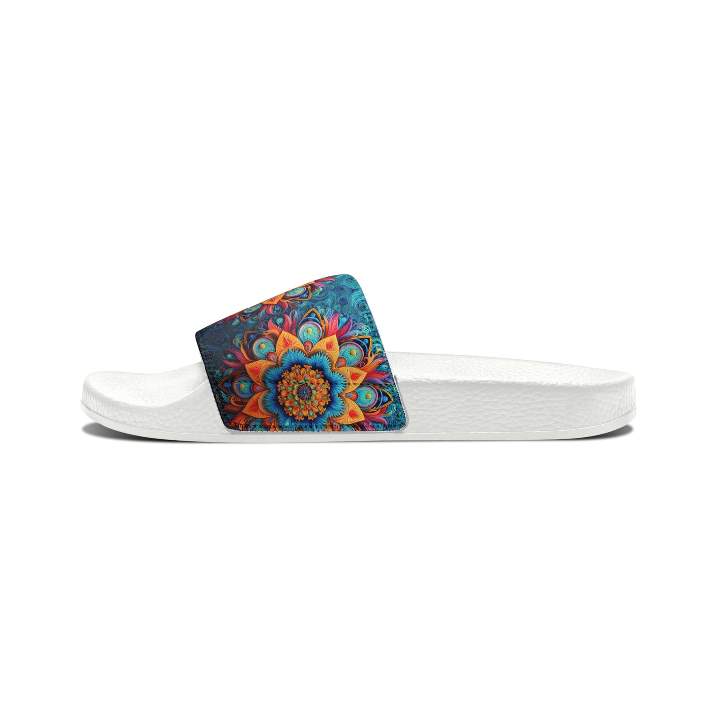 Floral Mandala - Men's Slides