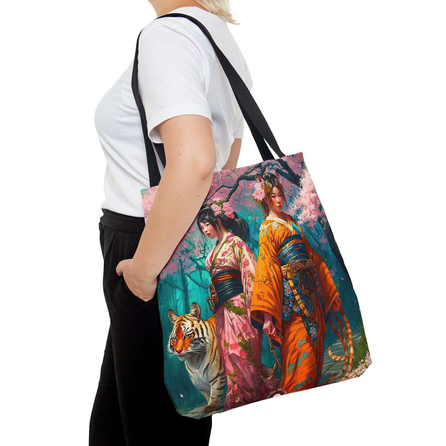 Tiger Geishas - Artistic Tote Bag