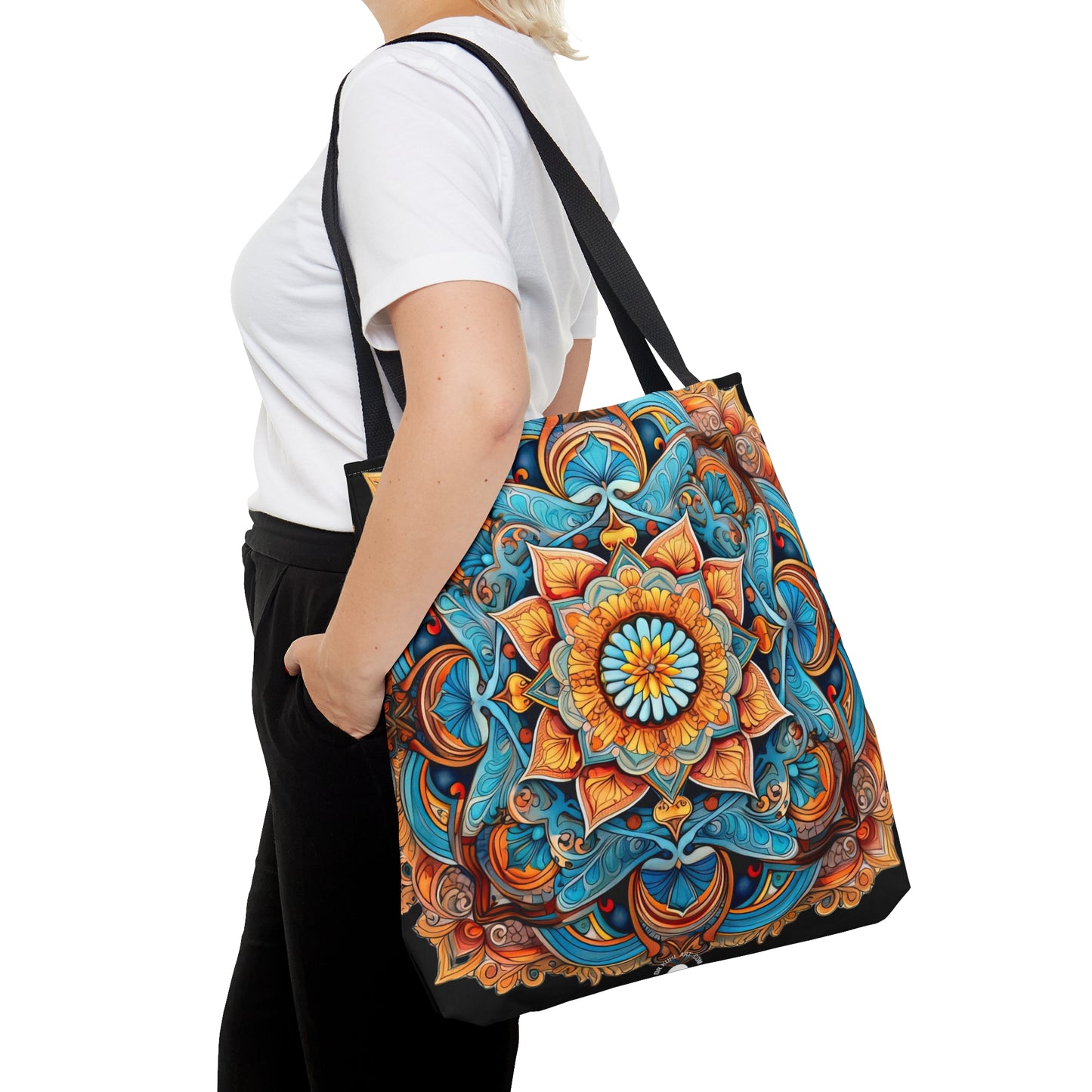 Winged Mandala - Artistic Tote Bag