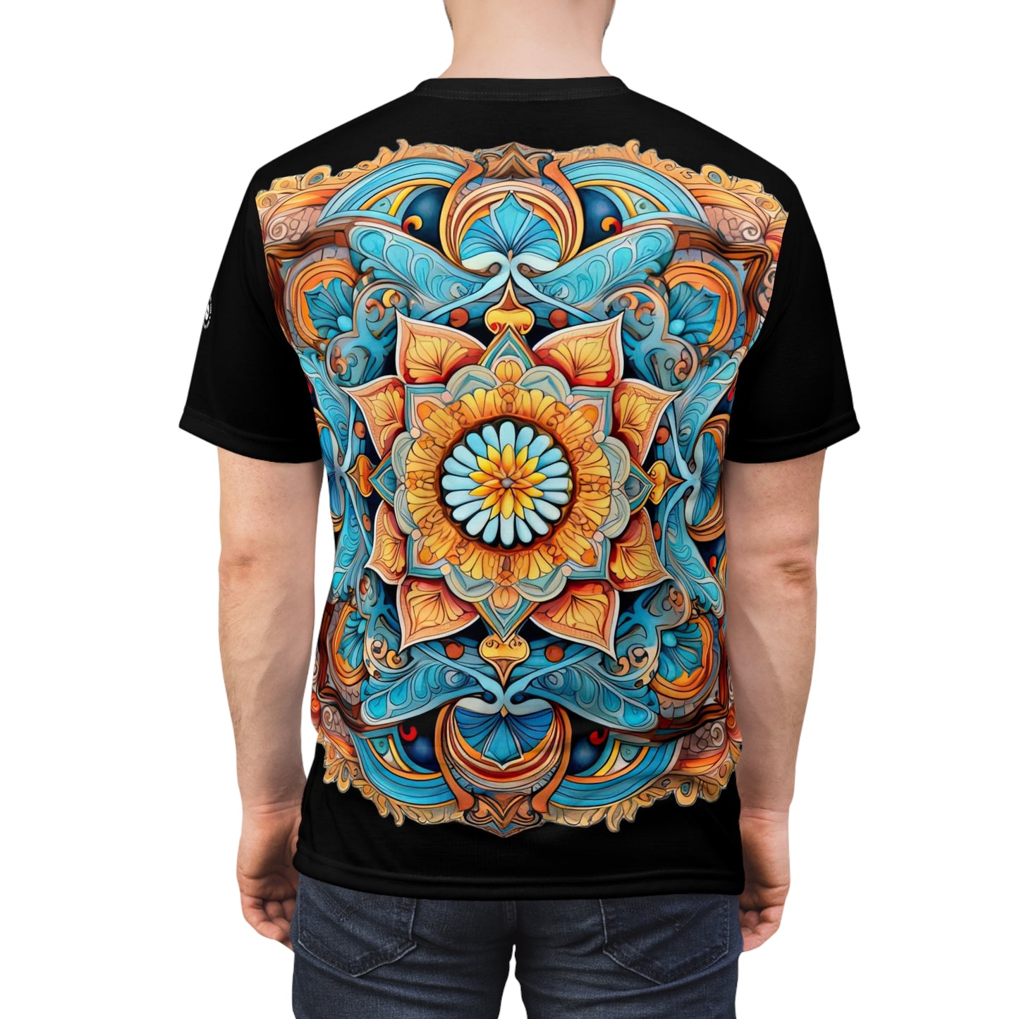 Winged Mandala in Black - Fashion Tee