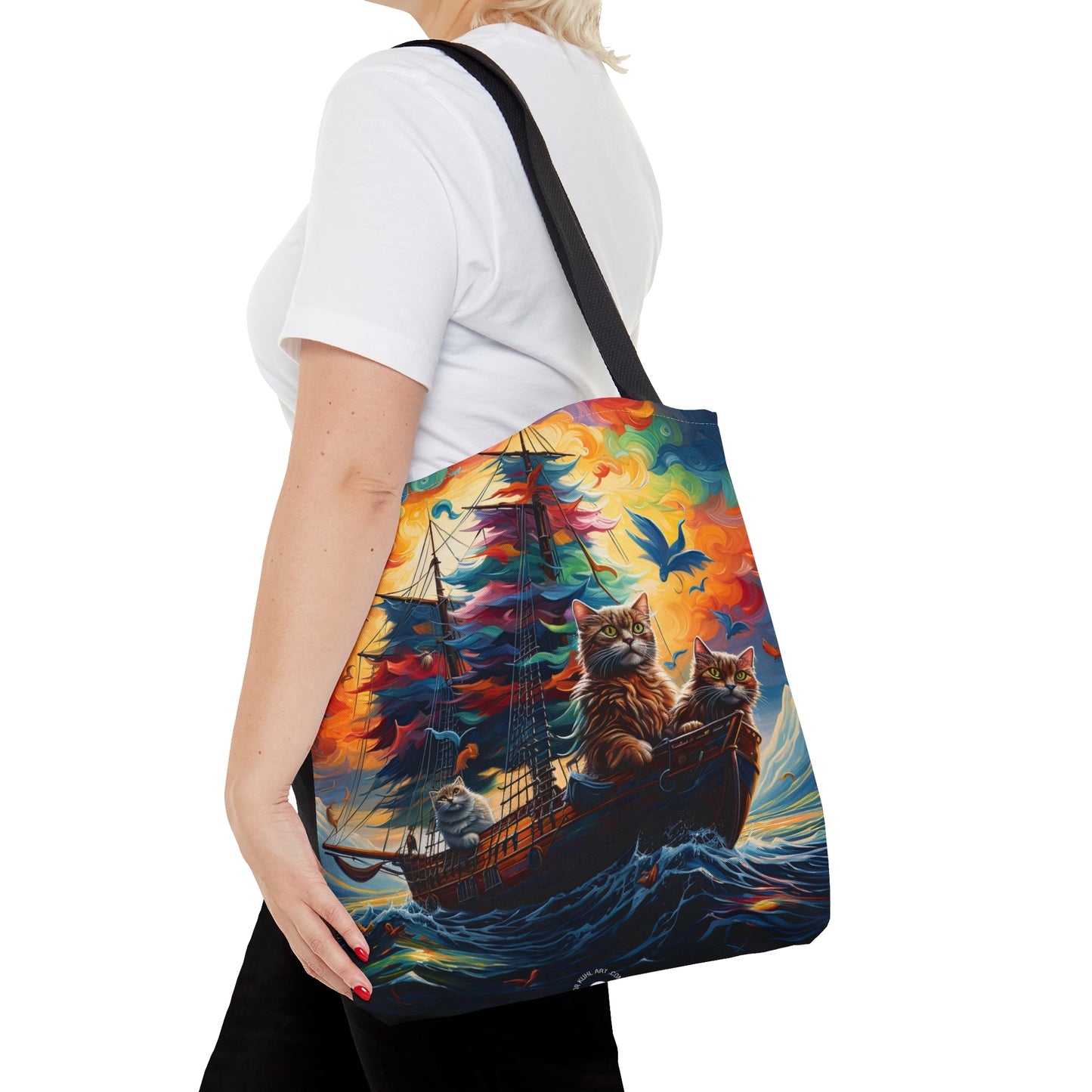 Sea Cats - Artistic Tote Bag