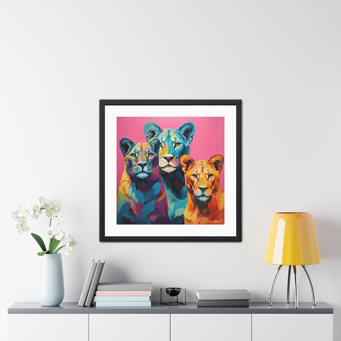 Lion Pride - Framed Fine Art Print